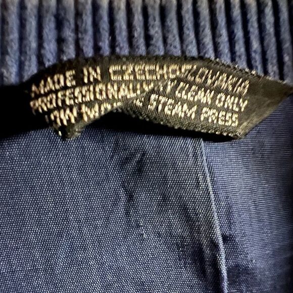 Cedar Creek Blue Corduroy Blazer Jacket - Picture 5 of 6